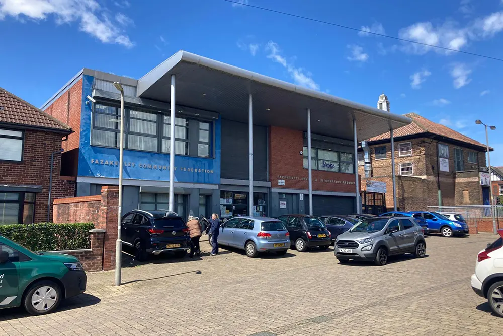 Entrance to the community centre